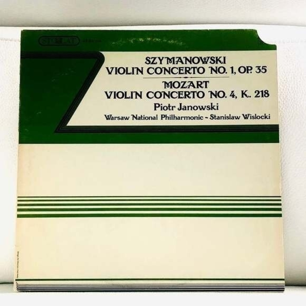 LP P. Janowski - Szymanowski Violin Concerto No 1 Mozart Violin Concerto No. 4
